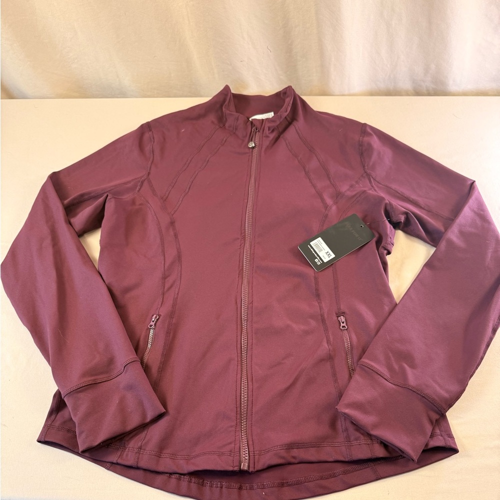90 Degree By Reflex Women's Utility Jacket in Plum